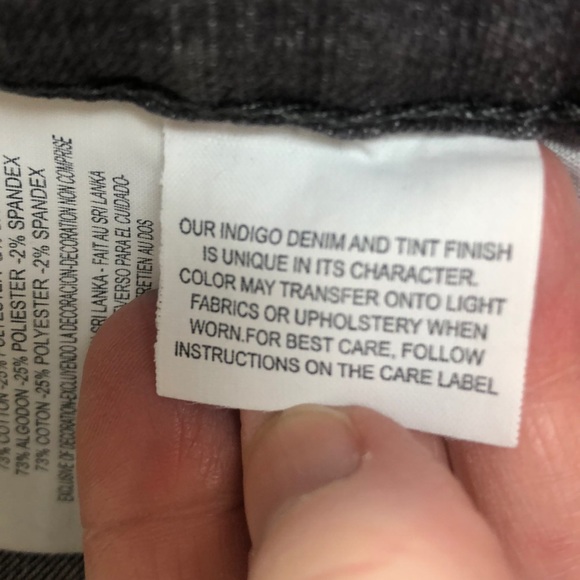 Gloria Vanderbilt Gray High Rise Amanda Style Jeans - Size 16 Petite - Picture 14 of 14